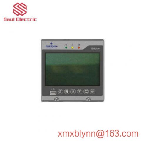 EMERSON EMU10 DC Monitor Module: Industrial Control Precision, 200 Characters or Less