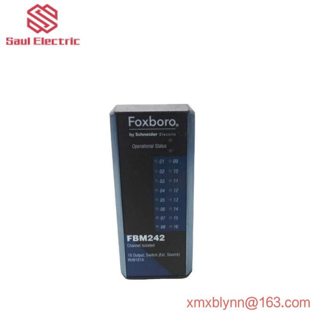 FOXBORO FBM242 RH916TA - Channel Isolated 16-Output Switch, Precision Control & Safety