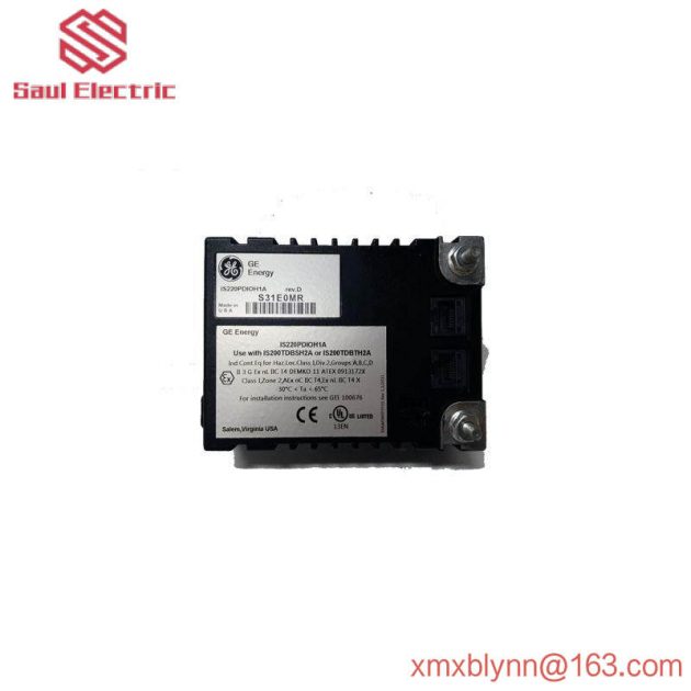 GE IS220PDIOH1A, REV D: Advanced Industrial Control Boards & Turbine Solutions