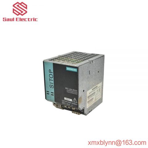 SIEMENS 6EP1334-3BA00 Power Supply: Industrial Control System Power Module