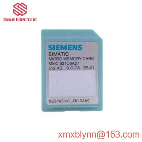 Siemens 6ES7 953-8LJ30-0AA0 Memory Card for Industrial Control Systems