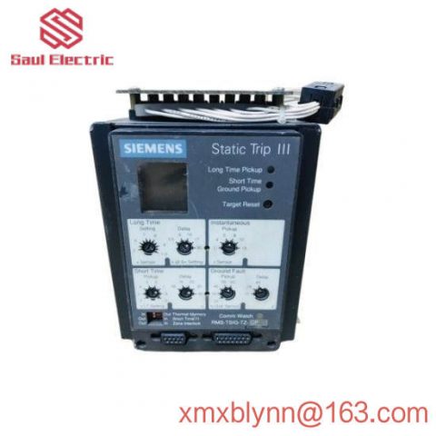 SIEMENS RMS-TSIG-TZ-C STATIC TRIP III: Comprehensive Power System Protection