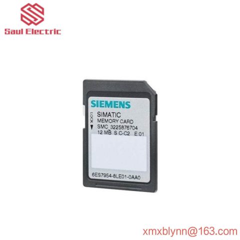 SIEMENS 6ES7954-8LE03-0AA0 Micro Memory Card, Designed for Efficient Control Systems