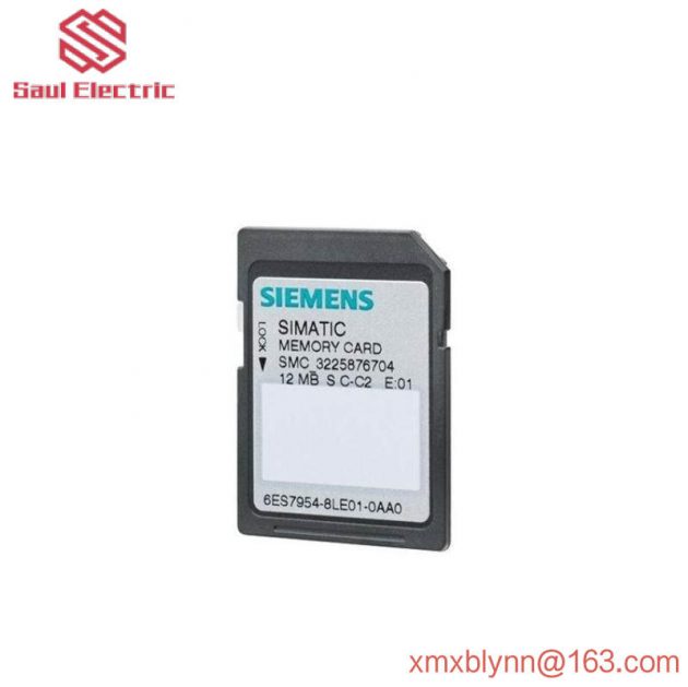 SIEMENS 6ES7954-8LE03-0AA0 Micro Memory Card, Designed for Efficient Control Systems