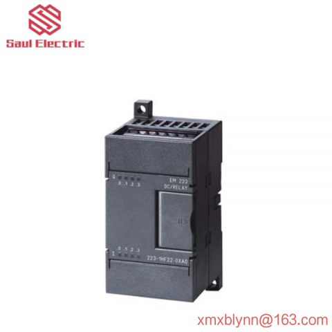 SIEMENS 6ES7 223-1BF22-0XA0 EM 223: 4DI/4DO, DC 24V - Precision Digital I/O Module for Industrial Automation