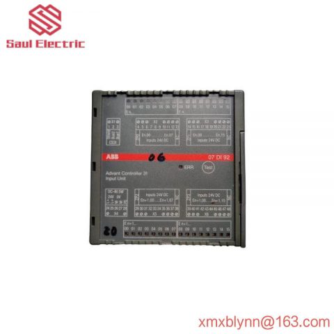ABB 07DI92 Controller: Advanced Digital I/O for Industrial Automation