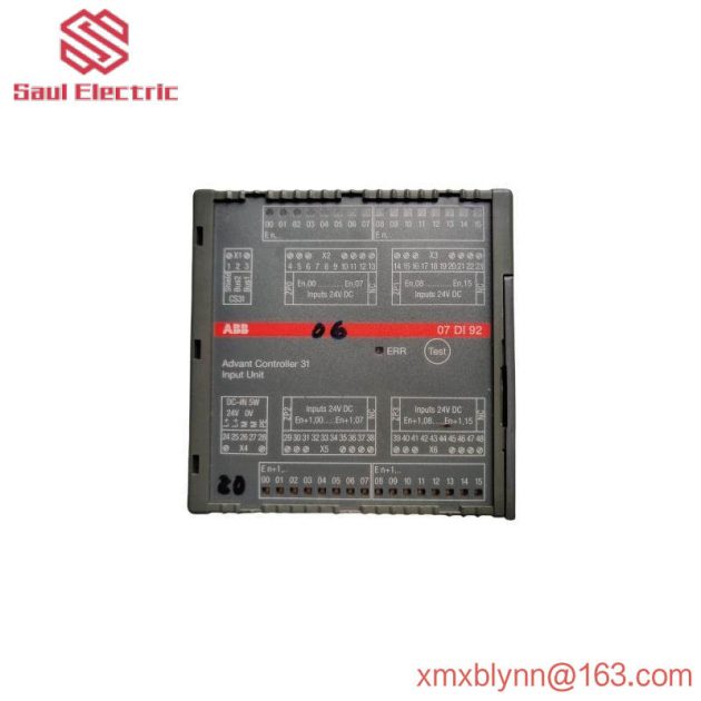 ABB 07DI92 Controller: Advanced Digital I/O for Industrial Automation