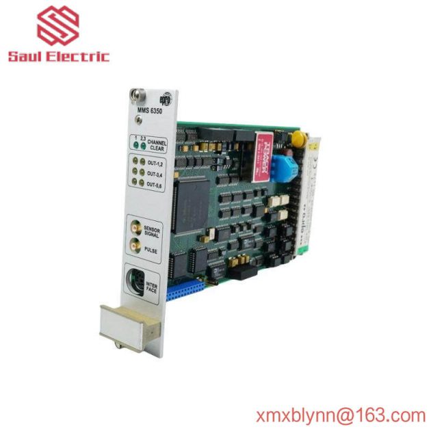 Emerson MMS6350 Digital Overspeed Protection System, designed for industrial safety and reliability