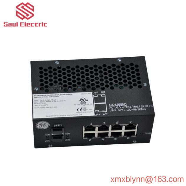 GE IS420ESWAH3A Mark VIe Series IONet Switch - High-Speed Ethernet Networking Solution