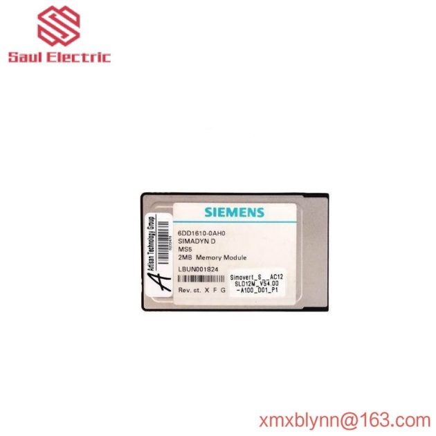 Siemens 6DD1610-0AH0 SIMADYN D Memory Submodule for High-Performance Industrial Applications