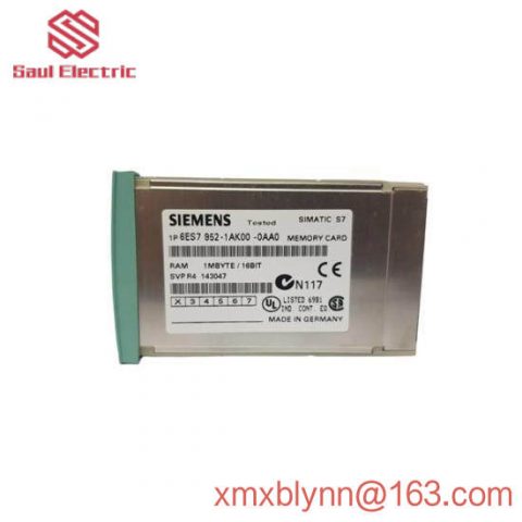 Siemens 6ES7952-1AK00-0AA0 RAM Memory Card for S7-400, Long Version, 8 MB