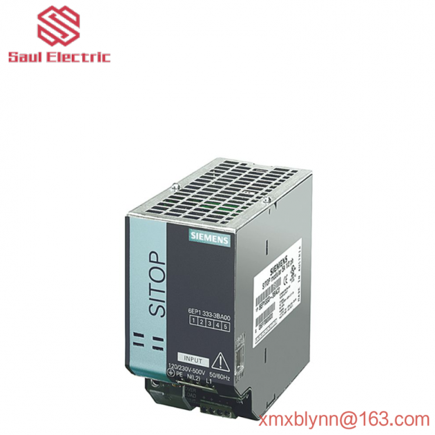 SIEMENS 6EP1 333-3BA00: Industrial Power Supply Input, Expertly Designed for Automation Solutions