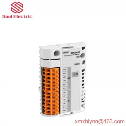 ABB RAIO-01 64606841: Analog I/O Expansion PCB for Industrial Control Systems