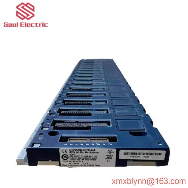 GE IC695CHS016 Universal 16 Slot Base for Industrial Control Systems