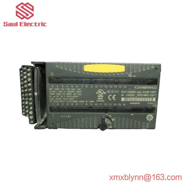 GE IC200MDD842J: High-Performance 24VDC Output ESCP 16-Point Input Module