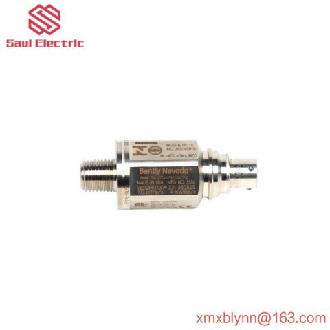 Bently Nevada 330525-00 Velocity Sensor: Precision Monitoring for Industrial Machinery
