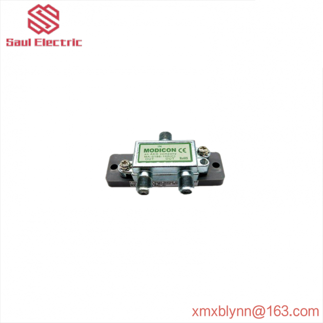 Schneider MA0186100 Coaxial Cable Splitter for Remote I/O Systems